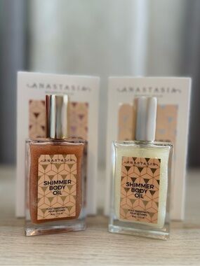 Shimmer Body Oil — Bronze & Pearl